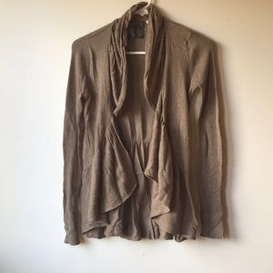 Anthropologie ruffled cardigan